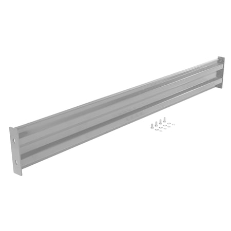 Vestil Bolt-On Style Guard Rail 7 Ft Silver GR-F2R-BO-7-SL